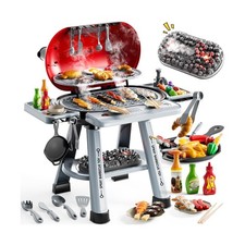 Kids BBQ Grill Playset for Kids Ages 4-8, Play Kitchen Toys wit... USA FAST SHIP