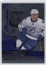 2016-17 Fleer Showcase Flair Row 0 Rookies Blue Ice 43/199 Brayden Point #38 r9d