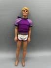 Vintage Super Sport Ken Doll 1980s Mattel Purple Shirt Shorts