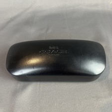 COACH New York Black Clam Shell Eyeglasses Sunglasses Hard Case