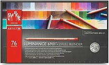 Caran d'Ache Luminance color pencil paper box 76 color set CdA 6901-776 Japan 