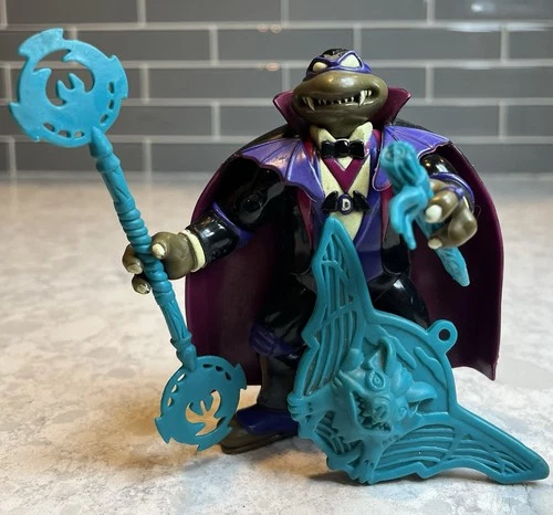 Vintage TMNT Ninja Turtles Universal Monsters Don as Dracula NEAR COMPLETE