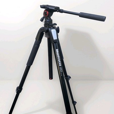 Manfrotto 055XPROB Professional Tripod with  Video Fluid Video Head MVH400AHUS
