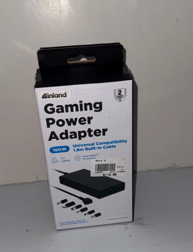 T18 (180G) 180W 150W 通用游戏笔记本电脑充电器 电源适配器 适用于宏碁 A... — 第 4/4 张图片