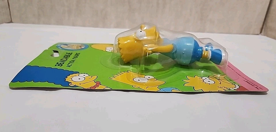 Figura de acción flexible de Los Simpson Bart 1990 Jesco 20th Century Fox sin usar, en caja Foto 3 de 4