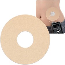 CUKICUKIGO Waterproof Infusion Site CGM Adhesive 25 Count (Pack of 1), Beige