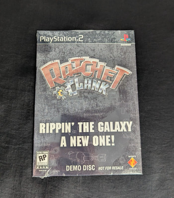 Ratchet & Clank PS2 Demo Disc Neu Sealed - Rippin' The Galaxy A New One (2002)