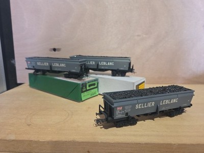 Frankreich Zug 3 Waggons Sattler Leblanc