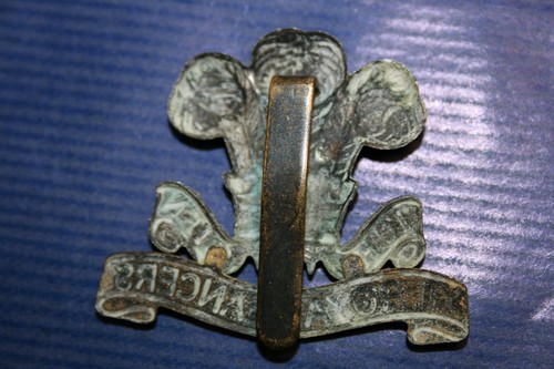 ORIGINAL BRITÁNICO 12TH XII REAL HÚSARES CABALLERÍA INSIGNIA GORRA - Imagen 2 de 2