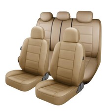 For Toyota Car Seat Covers Full Set Leather 5-seat Frontrear Cushion Protectors