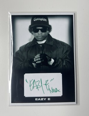 Eazy E Custom Art Fan Trading Card 