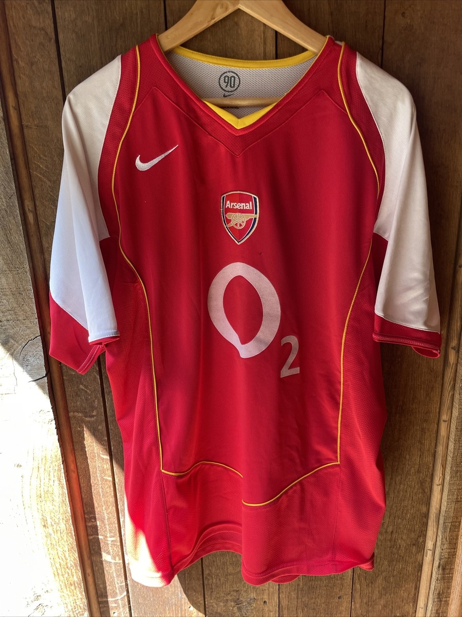 Authentic ORIGINAL Arsenal Nike 2004/2005 Home Football Shirt Nike