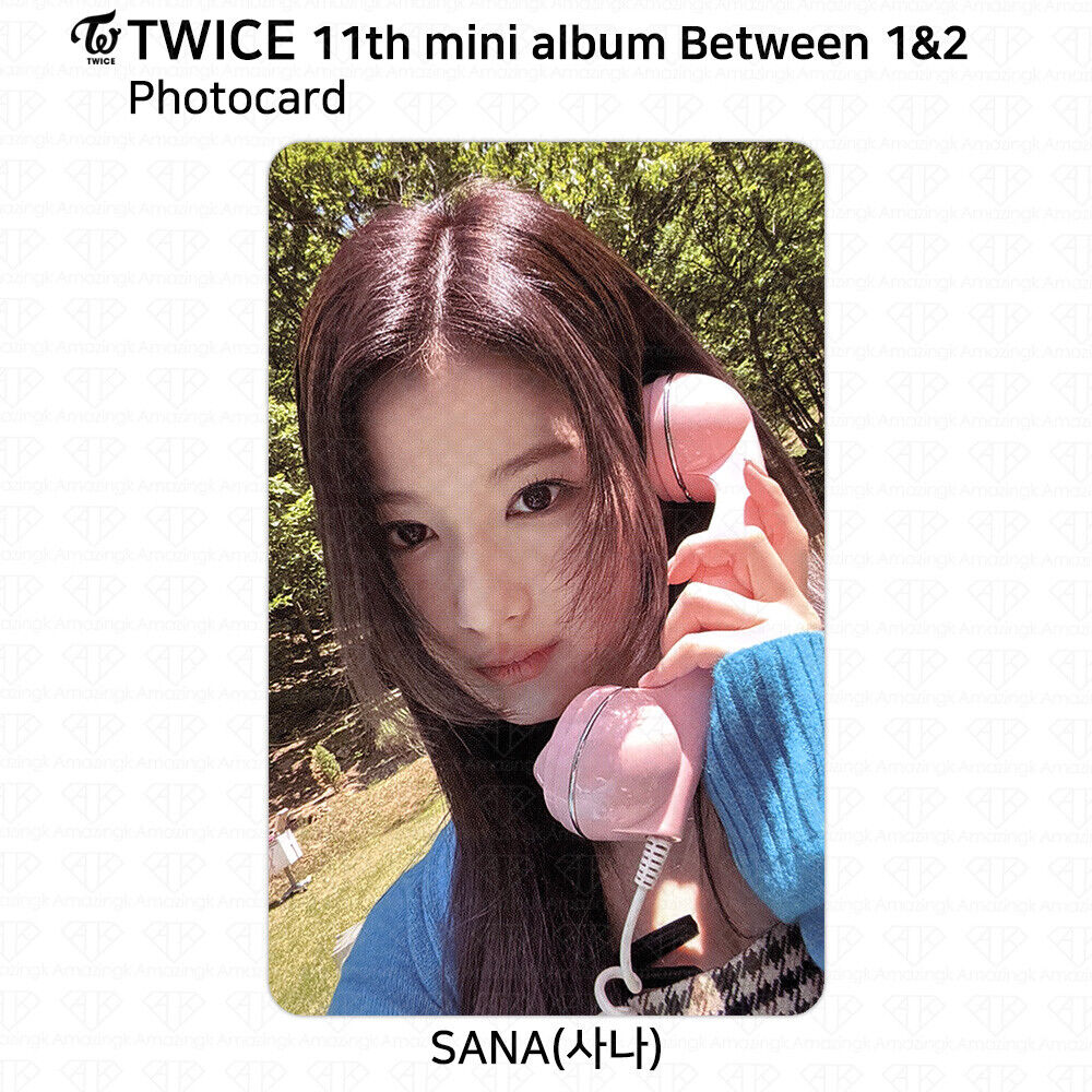 TWICE 11th Mini Album Between 1&2 Sana Photocard Postcard TWICE 11th Mini Album Between 1&2 Sana Photocard Postcard