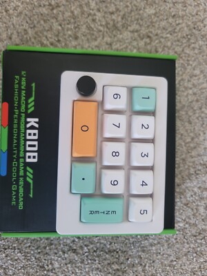 IKKEGOL 12 Key Macro Programming Game Keyboard (K808) 