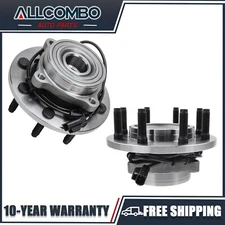 2x 8-Lug 4WD Front Wheel Bearing Hub for 2003 2004 2005 Dodge Ram 2500 3500 Assy