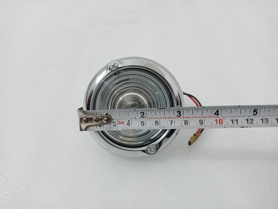 Luces de vidrio transparente indicador señal de giro de estacionamiento Willys CJ3b CJ3 CJ5 Ford Jeeps Foto 2 de 4