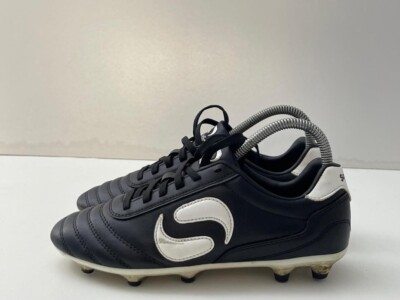 Sondico Unisex Schwarz/Weiß Schnürschuhe Soft Ground Fußballschuhe UK 5 EUR 38 B137