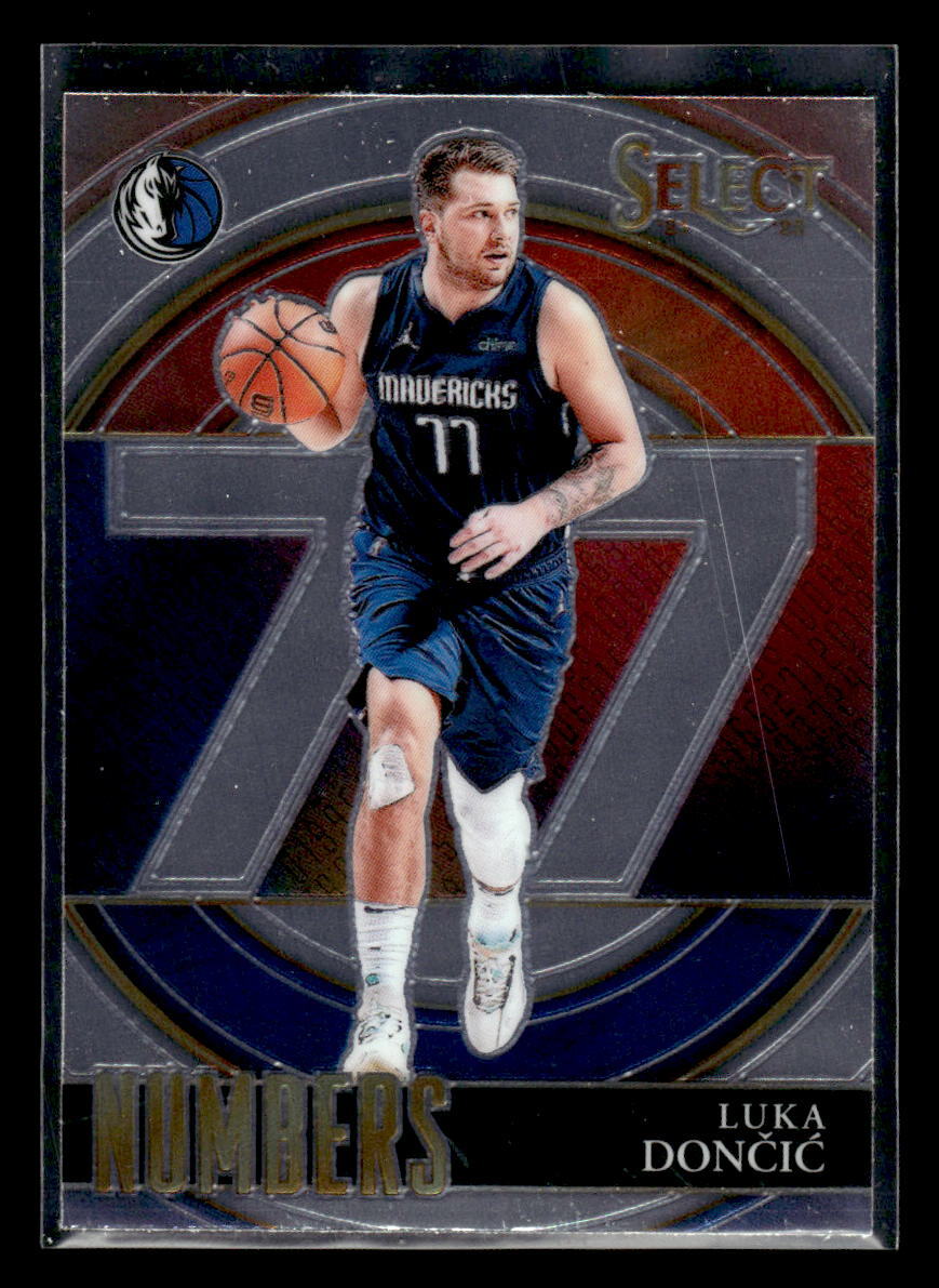 2021-22 Panini Select #7 Luka Doncic Select Numbers Dallas 