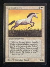 Pearled Unicorn - Beta - LP - MTG - Magic The Gathering - White - Creature