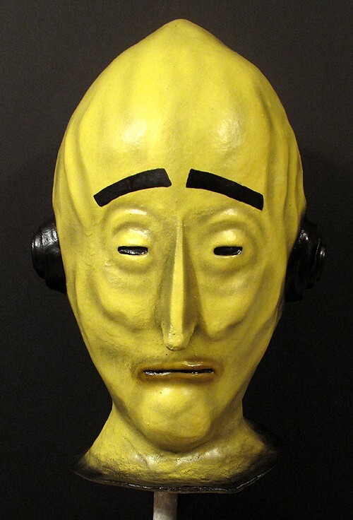 The Man From X alien mask Movie bust head prop original mold Don