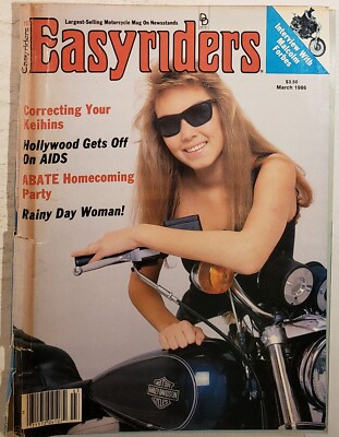 Easyriders Magazine March 1986 Malcolm Forbes AIDS Blood Barrons David Mann