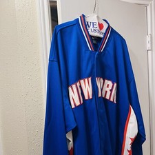 Vintage New York Knicks Basketball Warm Up Suit Track Jacket 90s Mens 2XL