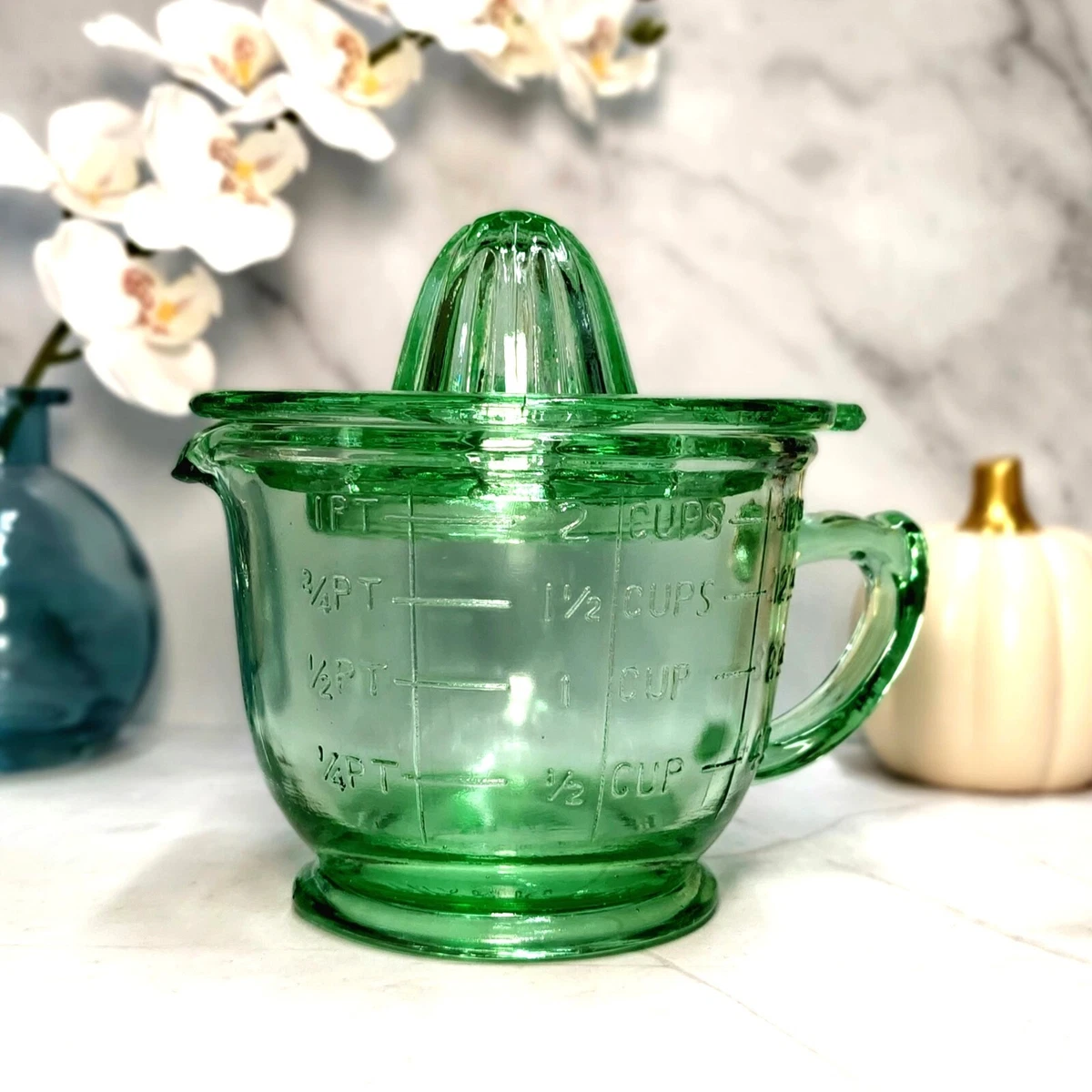 depression glass juicer products for sale | eBay