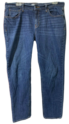 Vecchio jeans blu navy ragazzo taglia 12 usato in ottime condizioni 34" x 27" - Foto 1 di 6