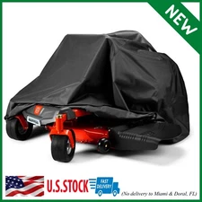 60" Zero Turn Riding Lawn Mower Tractor Cover UV Waterproof Dust Protector 600D
