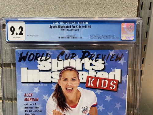 Alex Morgan Sports Illustrated For Kids CGC 9.2 June 2019 - Picture 2 of 7