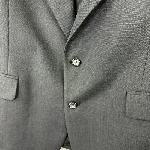 burberrys suit blazer mens dark charcoal gray (44 measured) - Picture 5 of 16