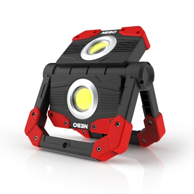 Nebo Omni 2K 2000 Lumen wiederaufladbare Arbeitsleuchte + Powerbank (UK-Ware) Neu in OVP NEU