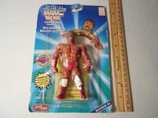 Vintage 1996 WWF Wildman Marc Mero Bend-ems  Just Toys Series VI Packaged