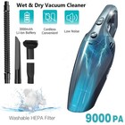 120W Kabellos Handstaubsauger Staubsauger Nass&Trocken Akku Für Auto Büro Haus