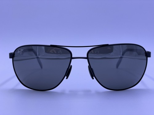 MAUI JIM CASTLES MJ728-2M Matte Black / Neutral Grey POLARIZED AUTHENTIC Italy | eBay