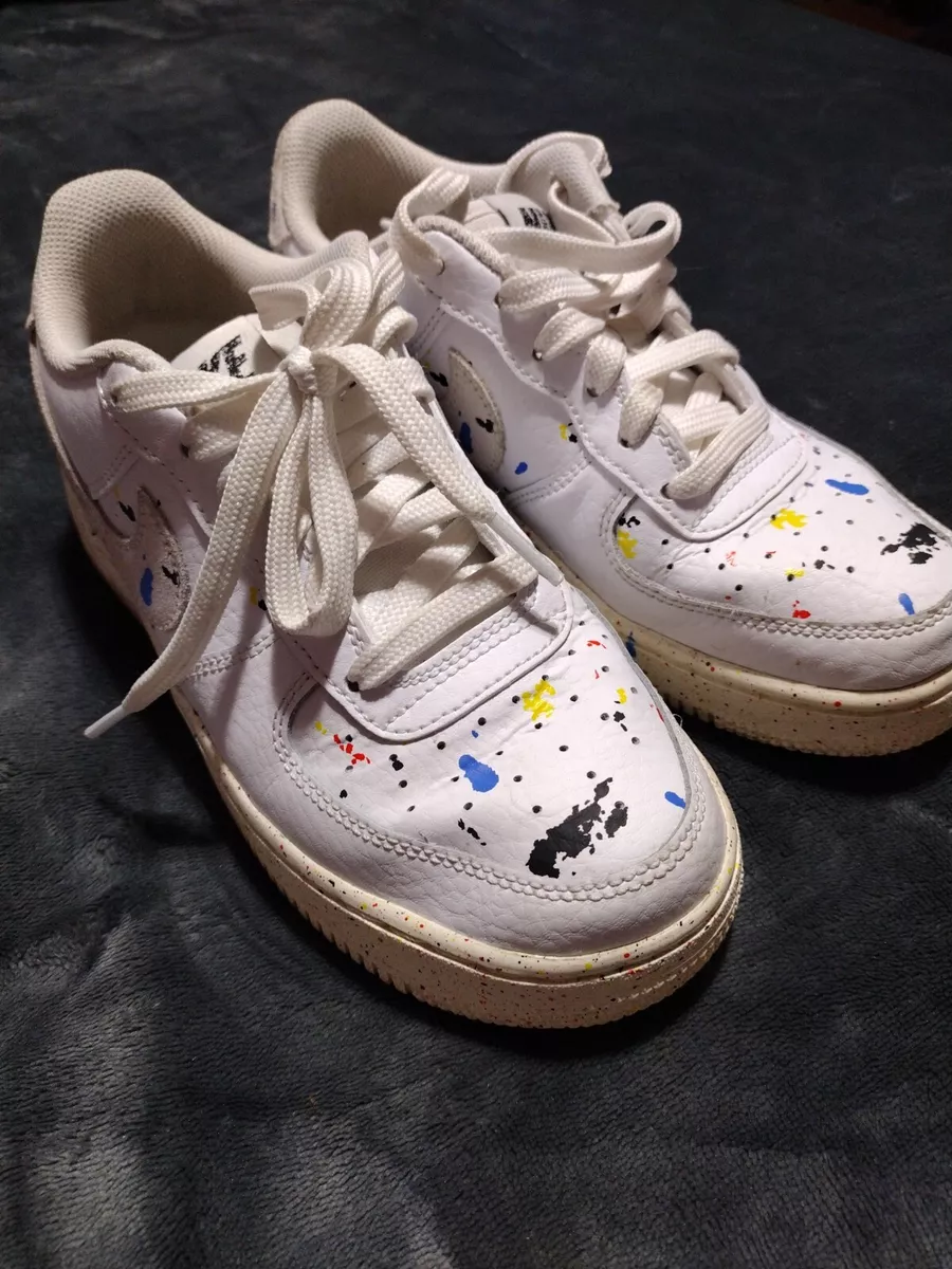 Kaufe Air Force 1 LV8 3 GS Paint Splatter - White – Stadium Goods