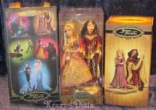 Disney Designer Fairytale Dolls Limited Edition Set Rapunzel  Mother Gothel New