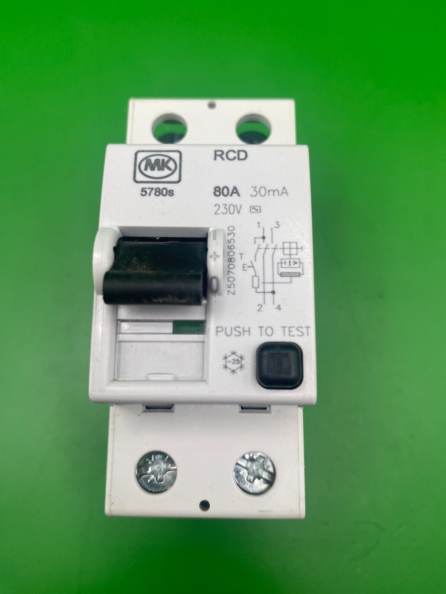 5780S 80A 30 Ma DP (2 Module) RCD - RCDs & Main Switches