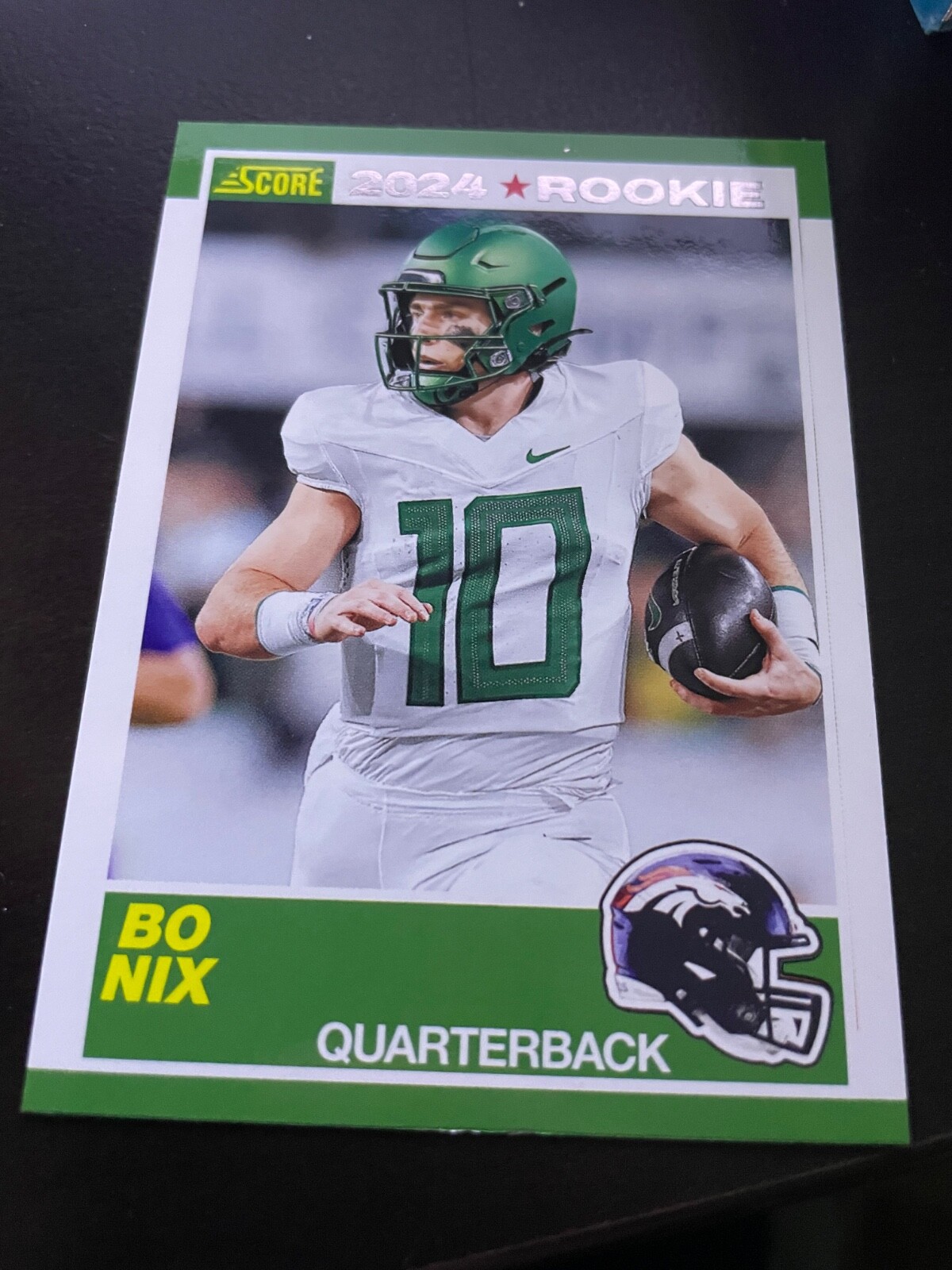2024 Score - 35th Anniversary Rookie Bo Nix #9 (RC)