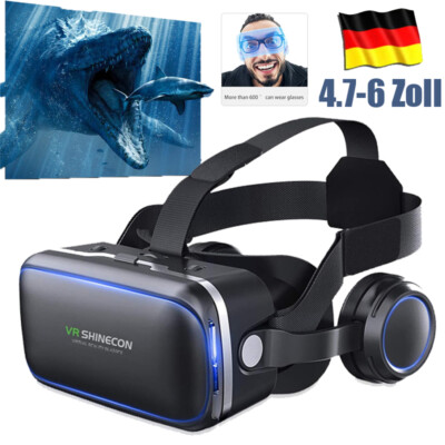 3D VR Brille Virtual Reality Brille Videospiele für Smartphone Handy Android IOS