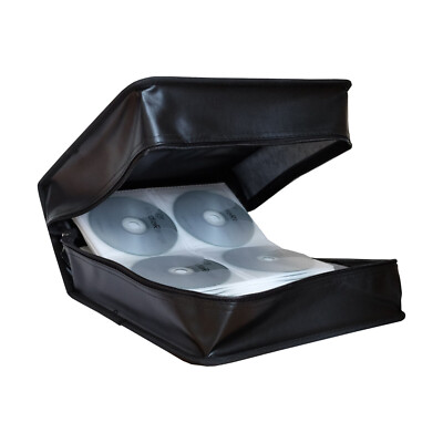 MediaRange  CD DVD BD Wallet Tasche Case Mappe Box für 300 Discs aus Kunstleder
