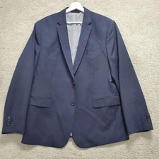 Banana Republic Blazer Jacket Men's 44R Blue Lined Notch Lapel Single Breasted