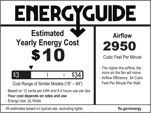 52106 Hunter Builder Ceiling Fan with LED Light and Pull Chain Control, 42-inch - Picture 10 of 10