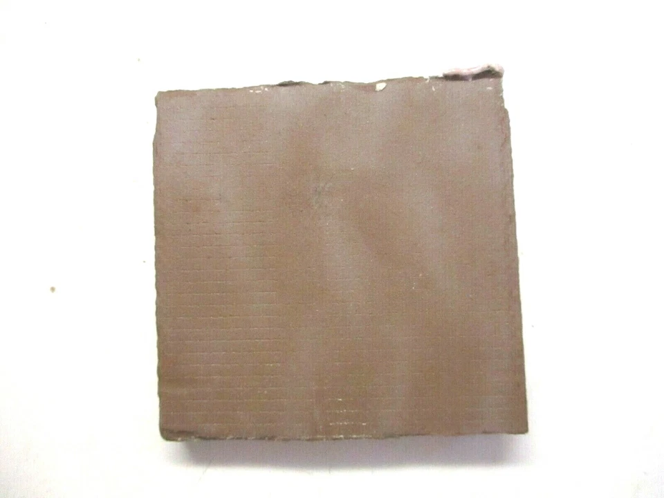 1 Porcelain Wall Tile Designer Classic 1-7/8" OSF Dot110 Pastel Pink Heather Vtg - Image 3 of 4