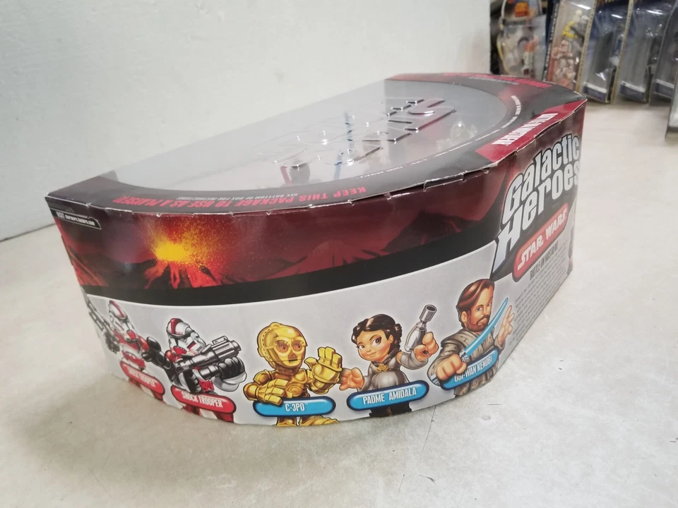 HÉROES GALÁCTICOS GUERRA ESTELAR Episodio III La Venganza de los Sith Batalla en Mustafar NUEVO Foto 4 de 4