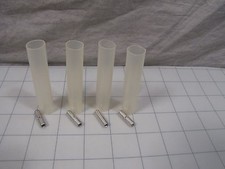 4pk ETC 12-10 AWG Butt Connectors w/ Heat Shrink Tubing Sticks NEW