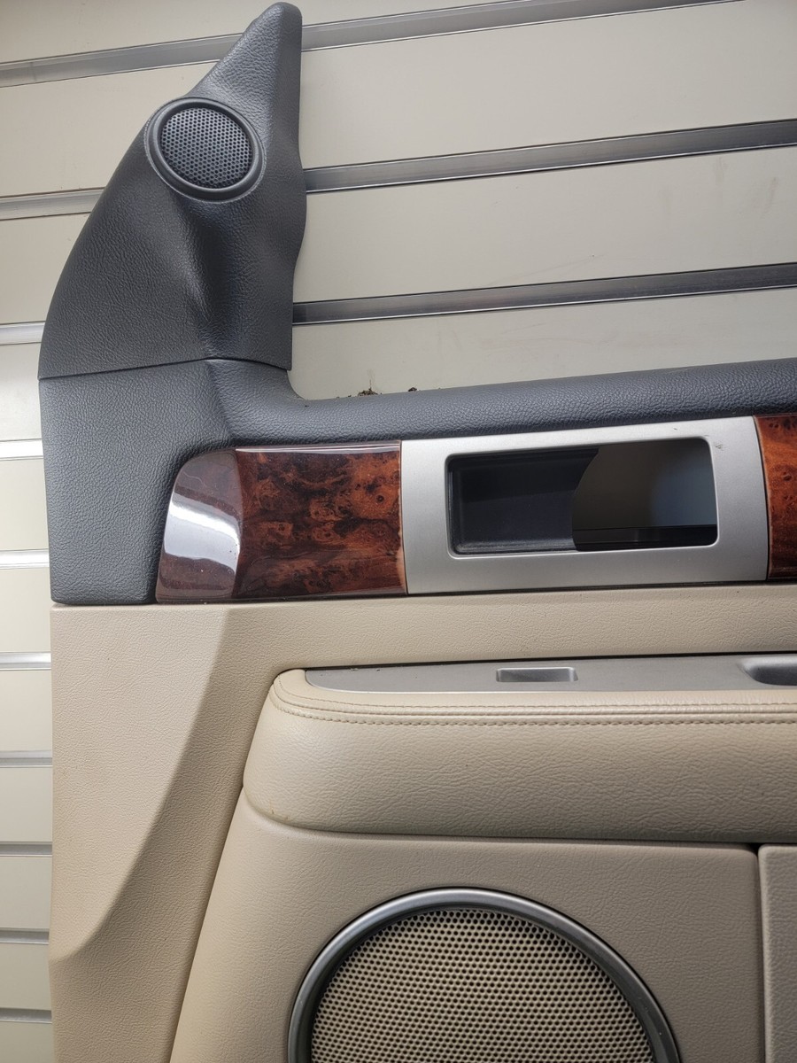 🔥03-06 Lincoln Navigator Door Trim Panel Set Passenger Right Tan