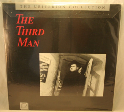 Laserdisc o * The Third Man * Orson Welles Joseph Cotten Alida Valli Criterion