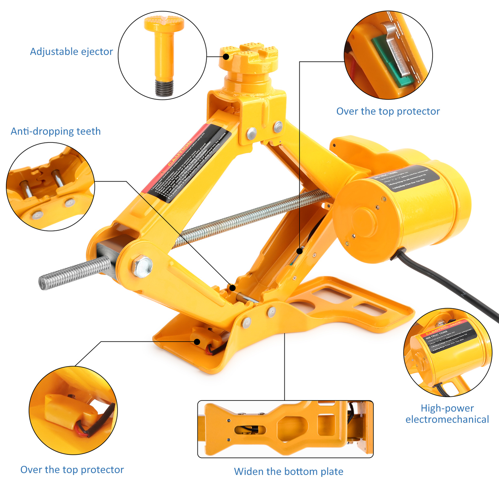 3 Ton Electric Floor Jack Hydraulic Car Jack Lift Repair Tool Kit 12V DC 3000KG eBay