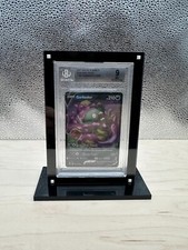 Pokemon BGS Beckett Slabbed Graded Magnetic Trading Card Case With Display Stand